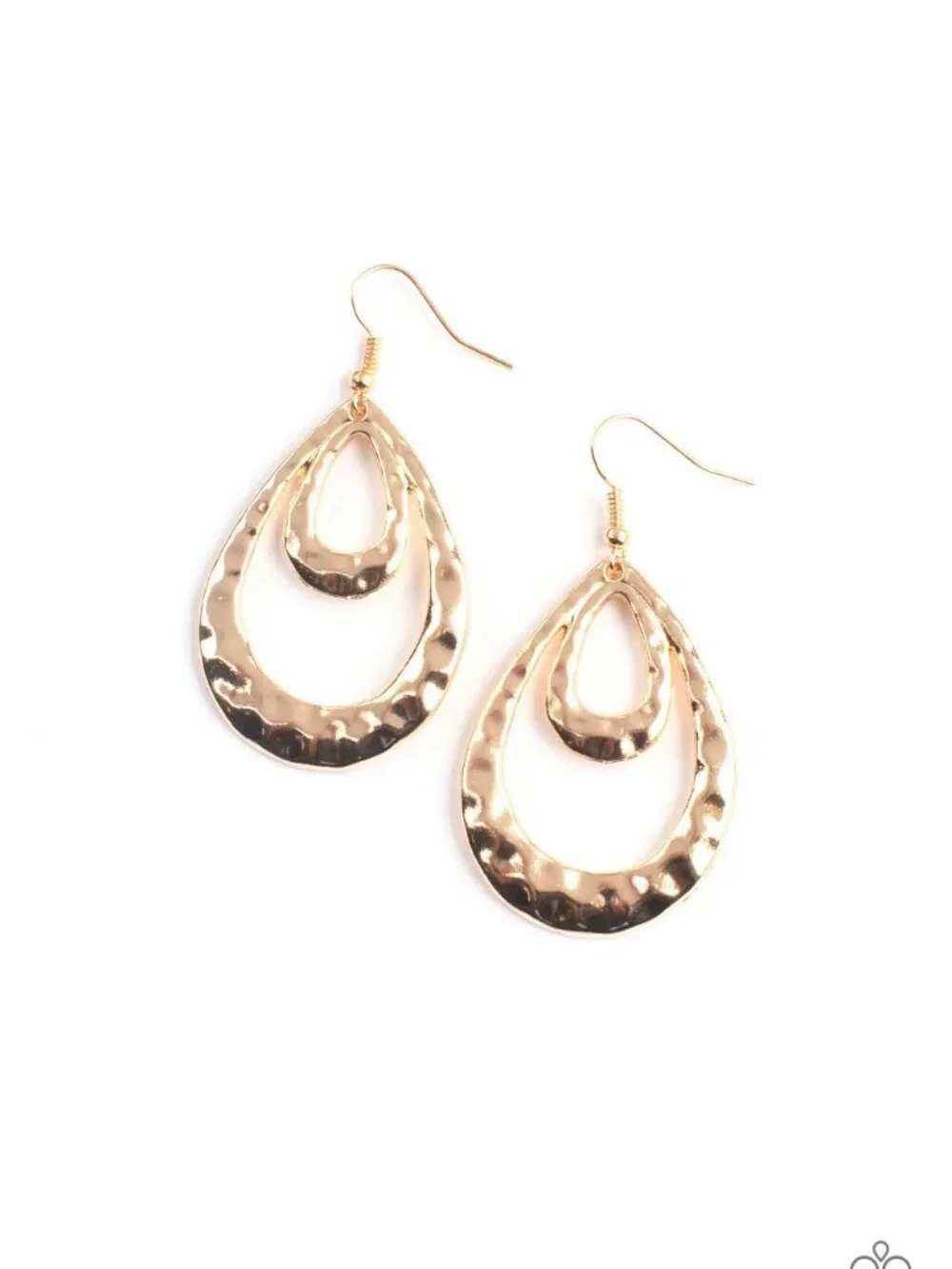 Paparazzi Jewelry Accessories - Museum Muse - Gold Earrings - Vintage